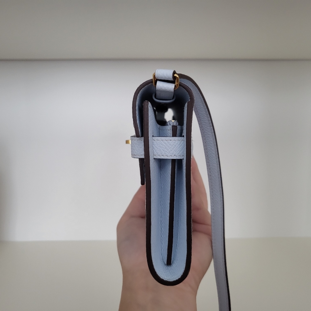 ❌️SOLD❌️ Hermes Kelly To Go Blue Brume - Picture 4 of 8